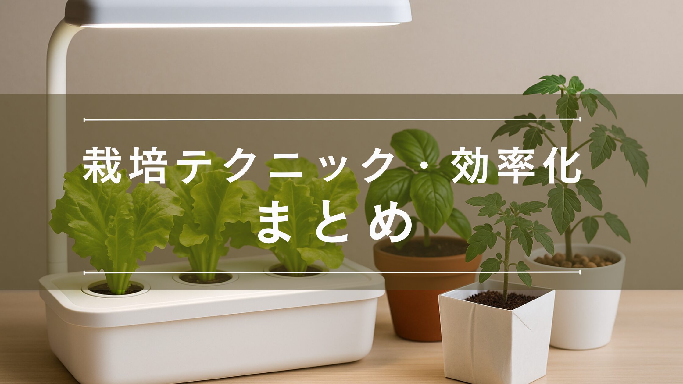 栽培テクニック・効率化